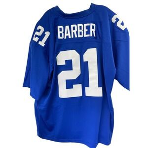 Mitchell & Ness Tiki Barber #21 NY Giants 2005 Throwback Jersey Sz 3XL (N40)NWTs